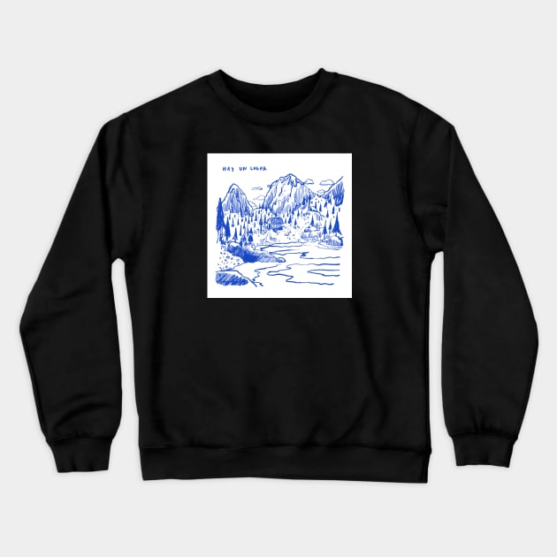 Home Crewneck Sweatshirt by Lui Mort